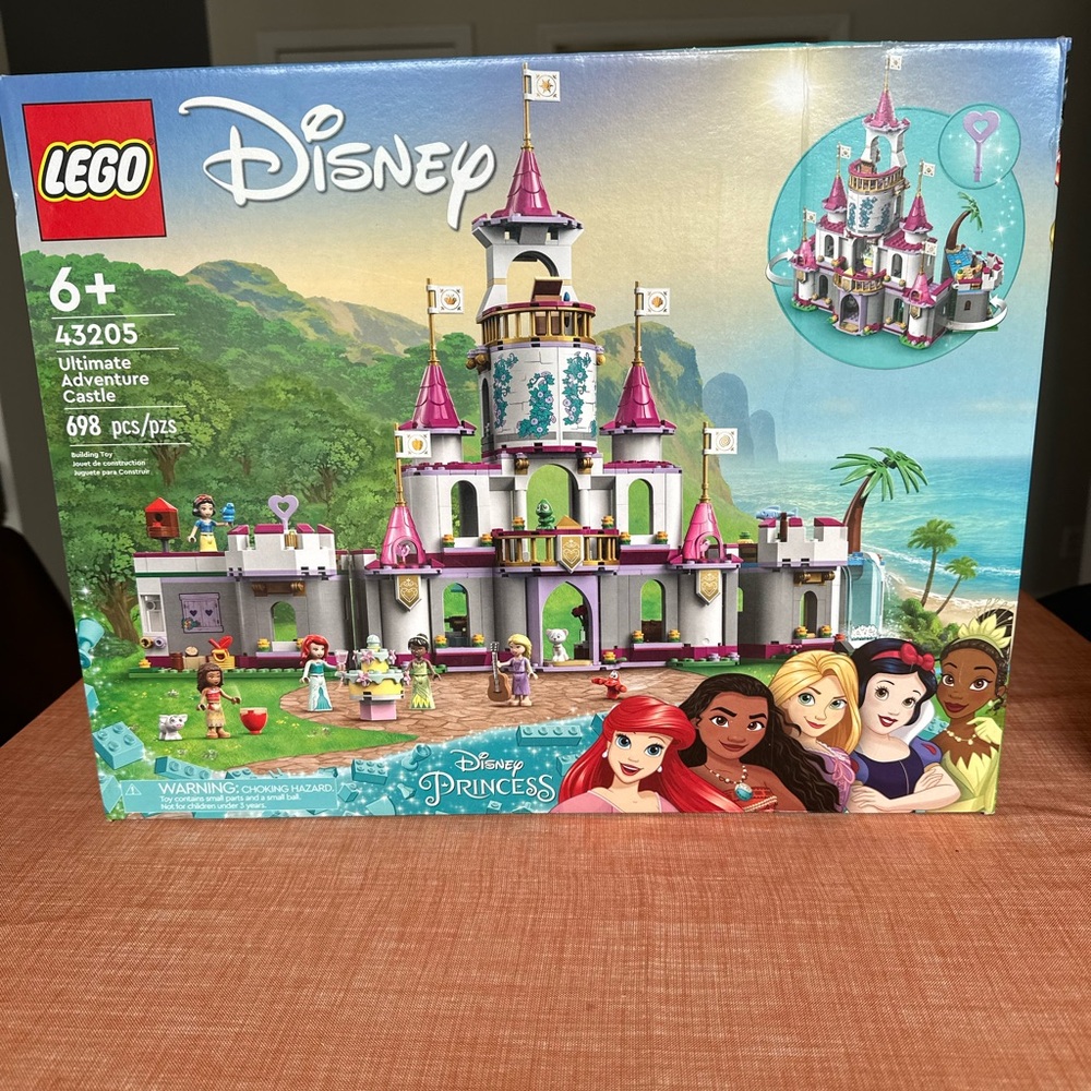 Lego Purple and White Building Set Disney Castle - Never been opened